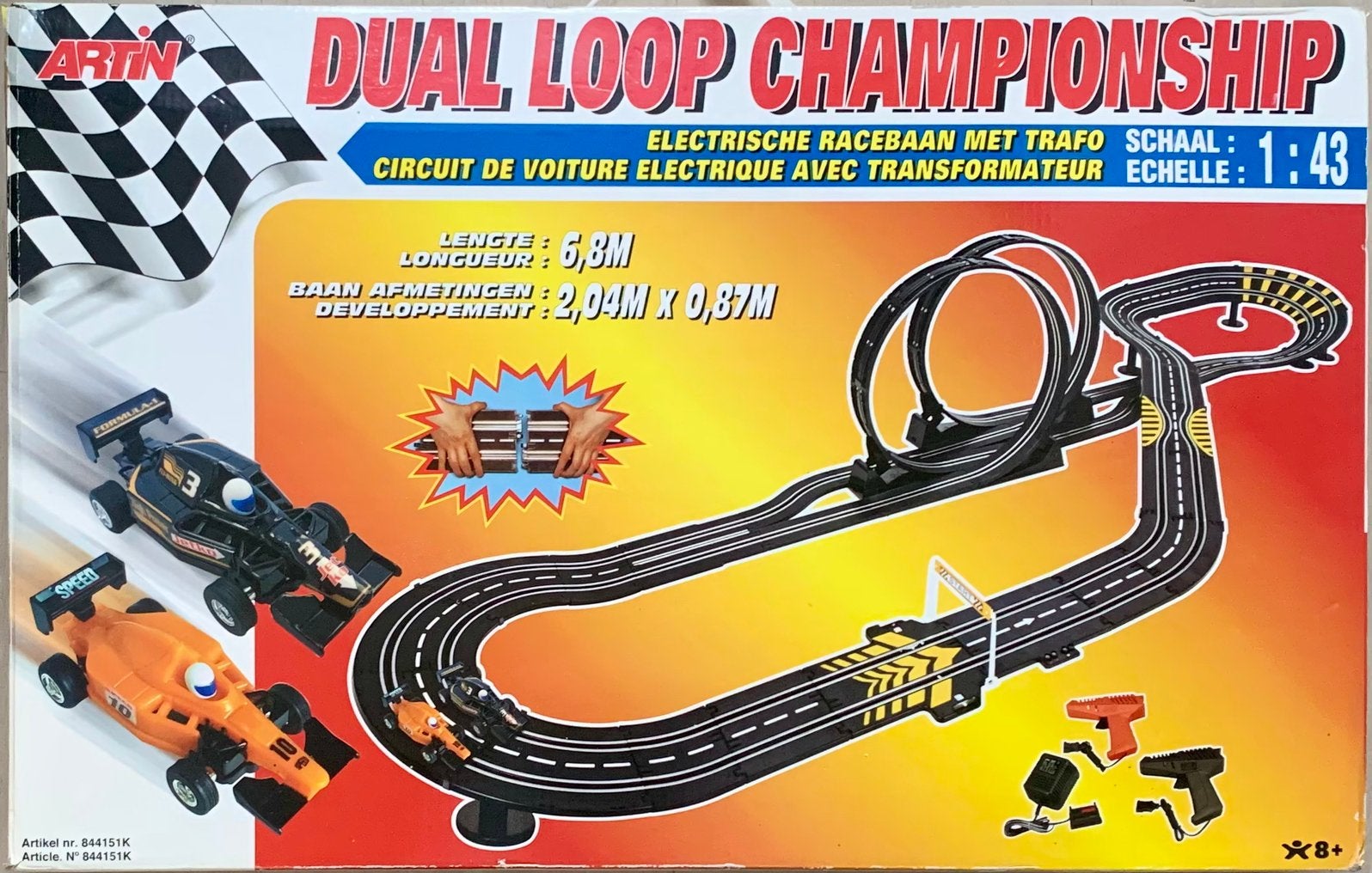 Dual Loop Championship Racetrack [ARTIN] Nieuw in doos, Overige merken, Racebaan, Ophalen of Verzenden, Zo goed als nieuw