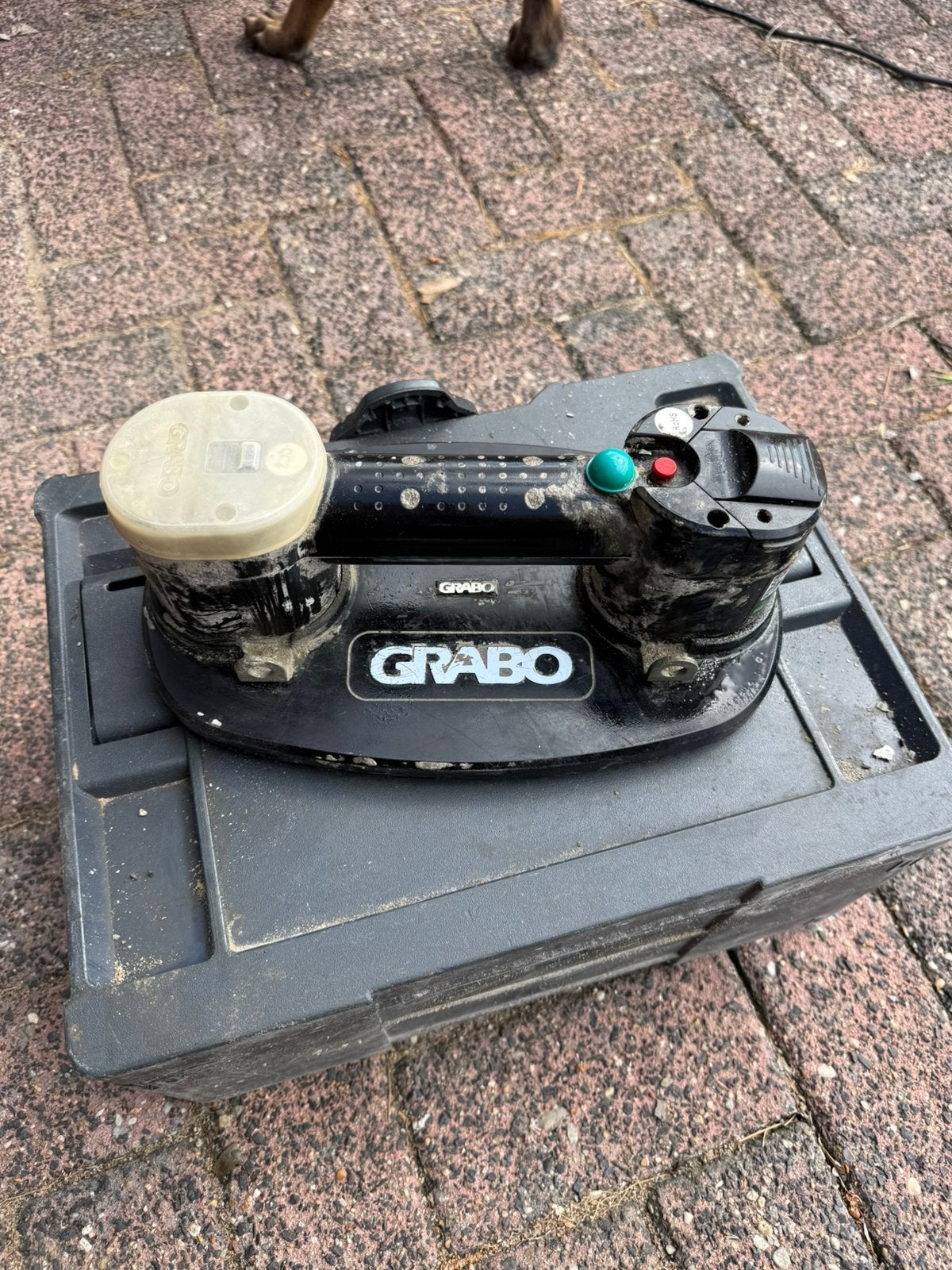 Grabo tegelzuiger, Ophalen, Zo goed als nieuw
