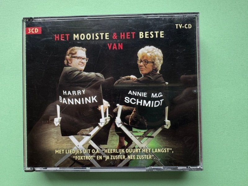 Annie MG Schmidt & Harry Bannink - het beste van - 3CD box, Ophalen, Gebruikt, Overige genres