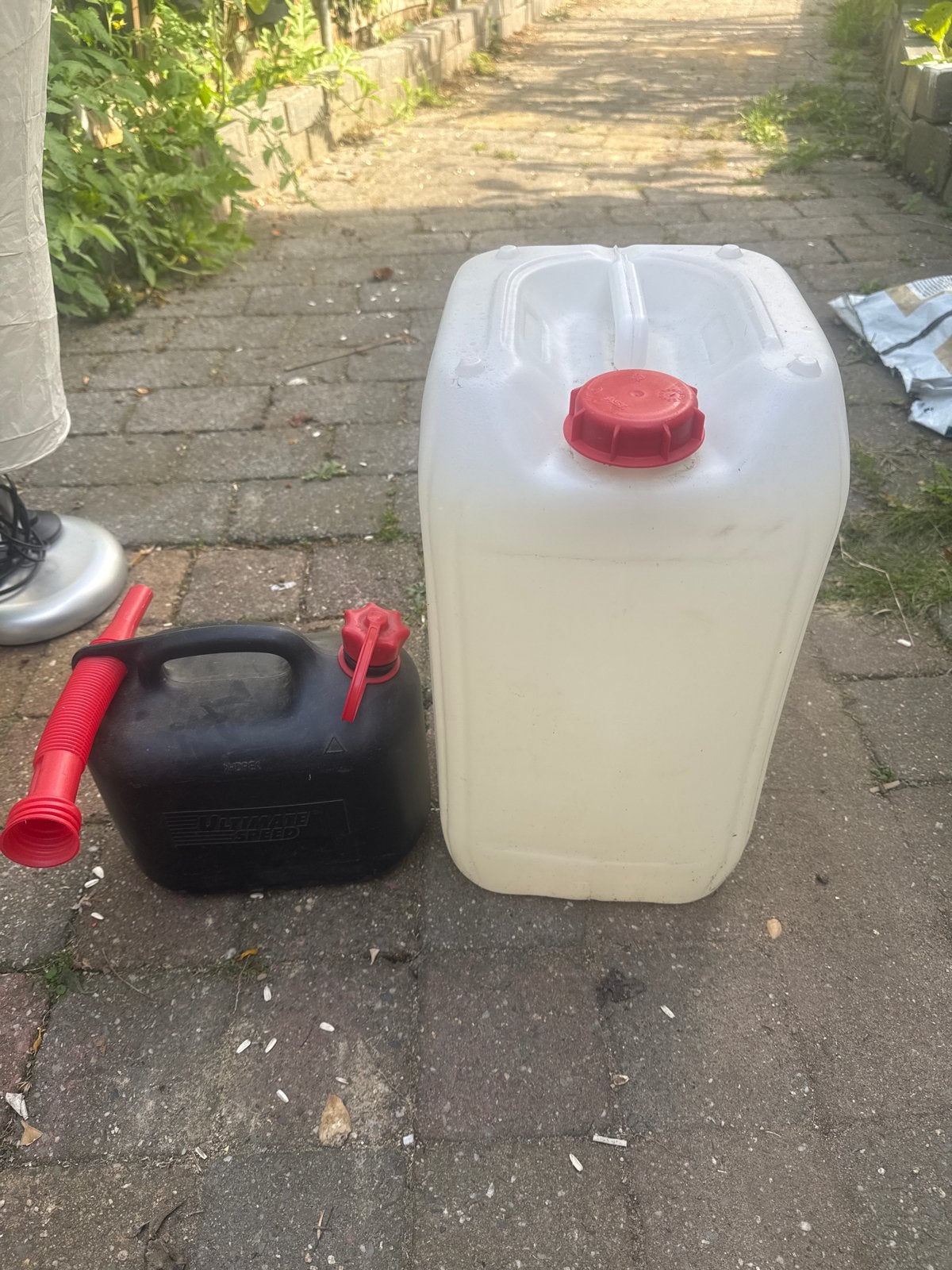 Jerrycans - 5L en 25L, Ophalen