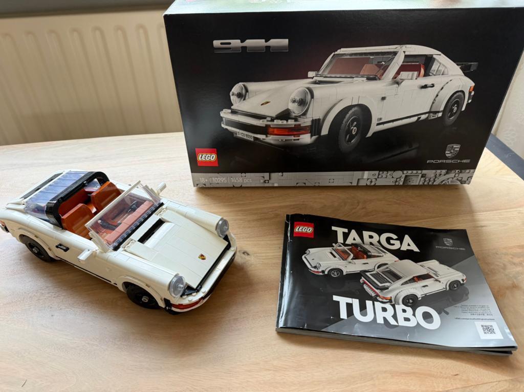 LEGO Porsche 911 Targa / Turbo (10295) - Zo goed als nieuw, Ophalen, Gebruikt, Lego, Inclusief doos