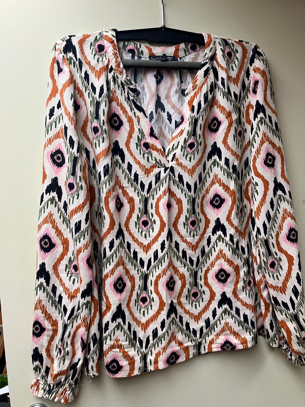 Mooie blouse van Smash Lemon mt 42, Ophalen of Verzenden, Zo goed als nieuw, Maat 42/44 (L), Overige kleuren