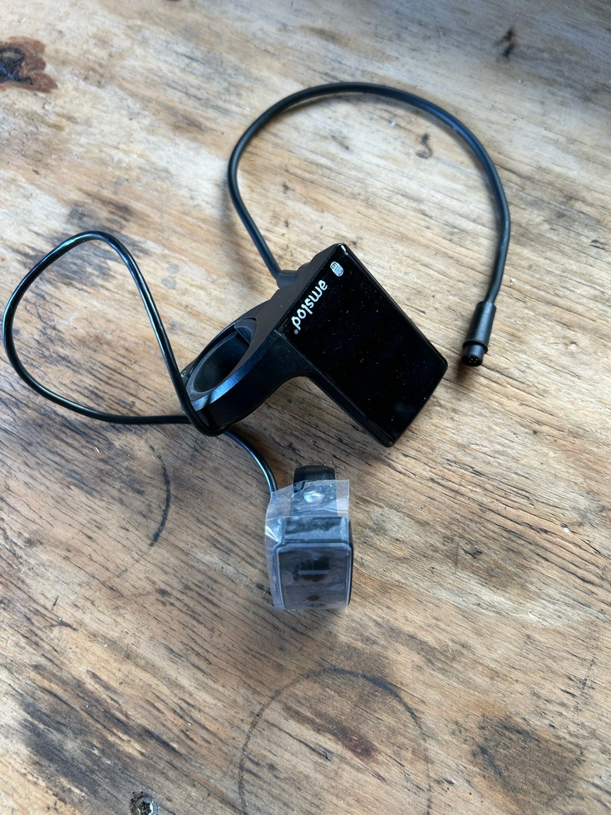 Amslod fietsdisplay met bediening, Ophalen, Gebruikt