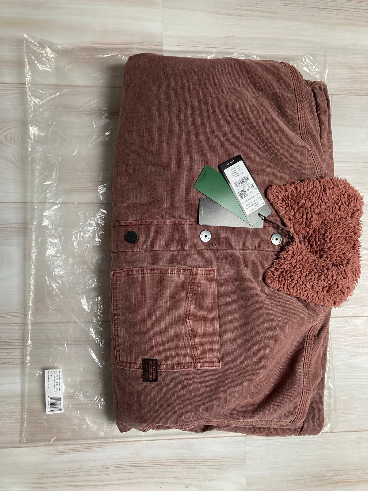 G-Star RAW Boxy Fit Sherpa Jacket XS- Nieuw (€180), Ophalen of Verzenden, Nieuw, Maat 46 (S) of kleiner, Bruin