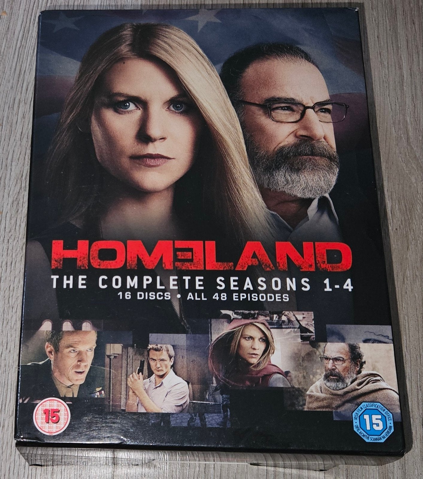 Homeland: The Complete Seasons 1-4 (DVD Box) - geen NL, Cd's en Dvd's, Dvd's | Tv en Series, Engels, Nederlands, Seizoen 1, Ophalen of Verzenden