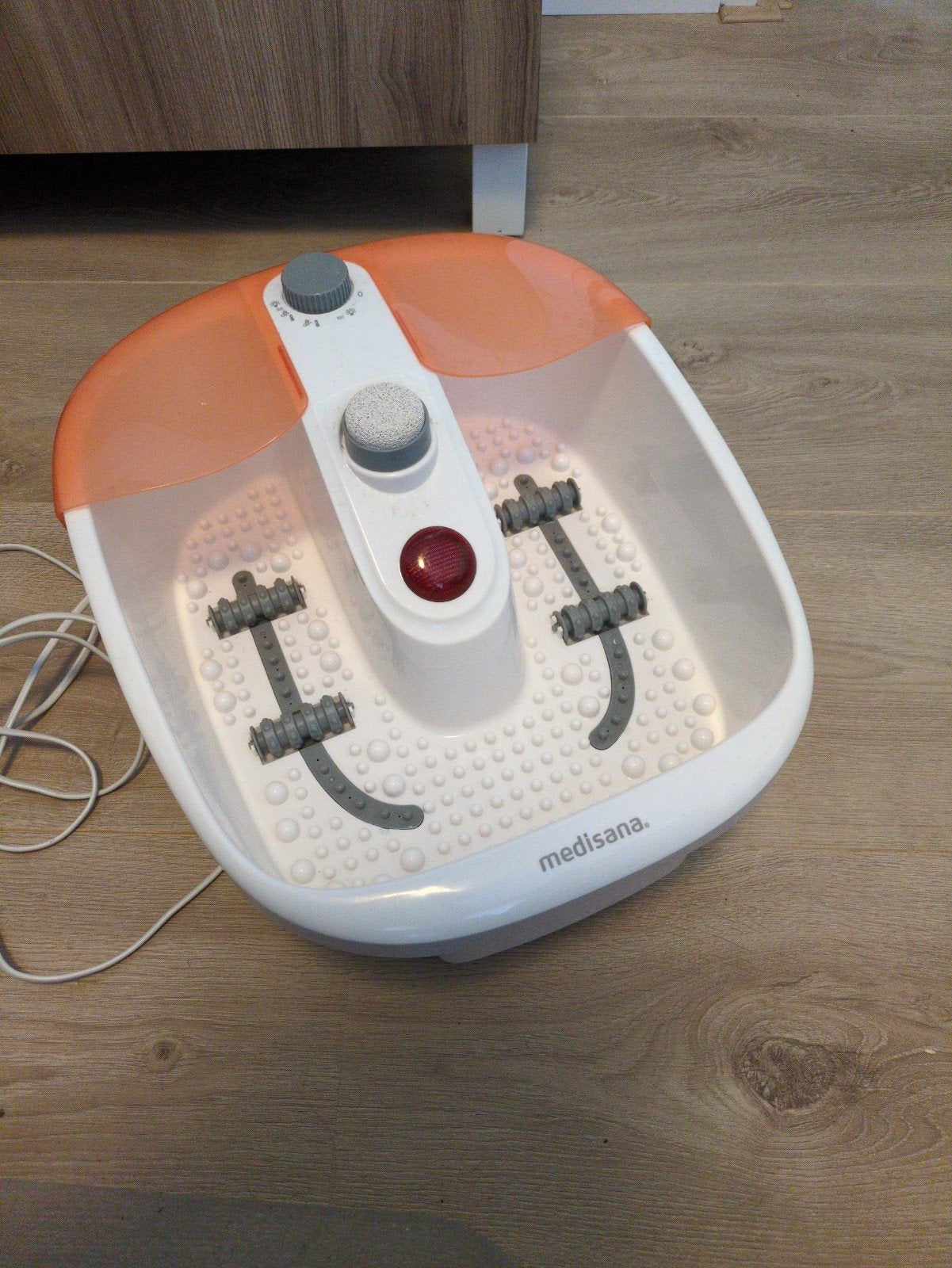 Voetbubbelbad Medisana met 3 functies, Ophalen of Verzenden, Gebruikt, Lichaamsverzorging