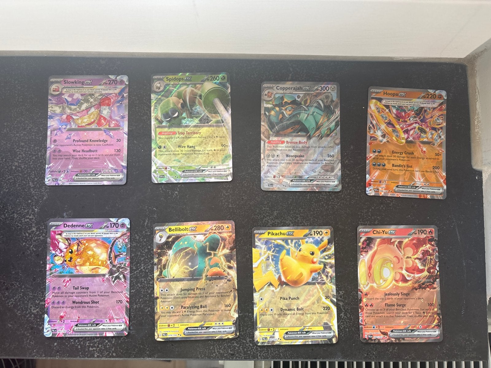 Pokémon kaarten collectie: Slowking, Spidops, Copperajah, Ho, Hobby en Vrije tijd, Ophalen of Verzenden, Gebruikt, Meerdere kaarten