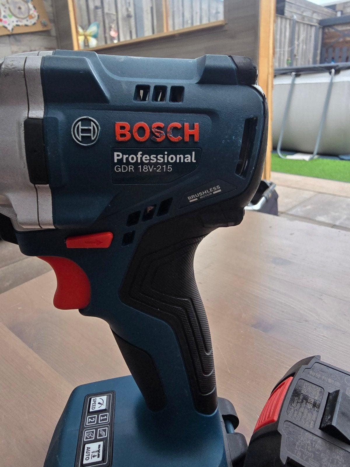 Bosch Professional GDR 18V-215 Accu Slagmoerbit, 600 watt of meer, Variabele snelheid, Ophalen of Verzenden, Zo goed als nieuw