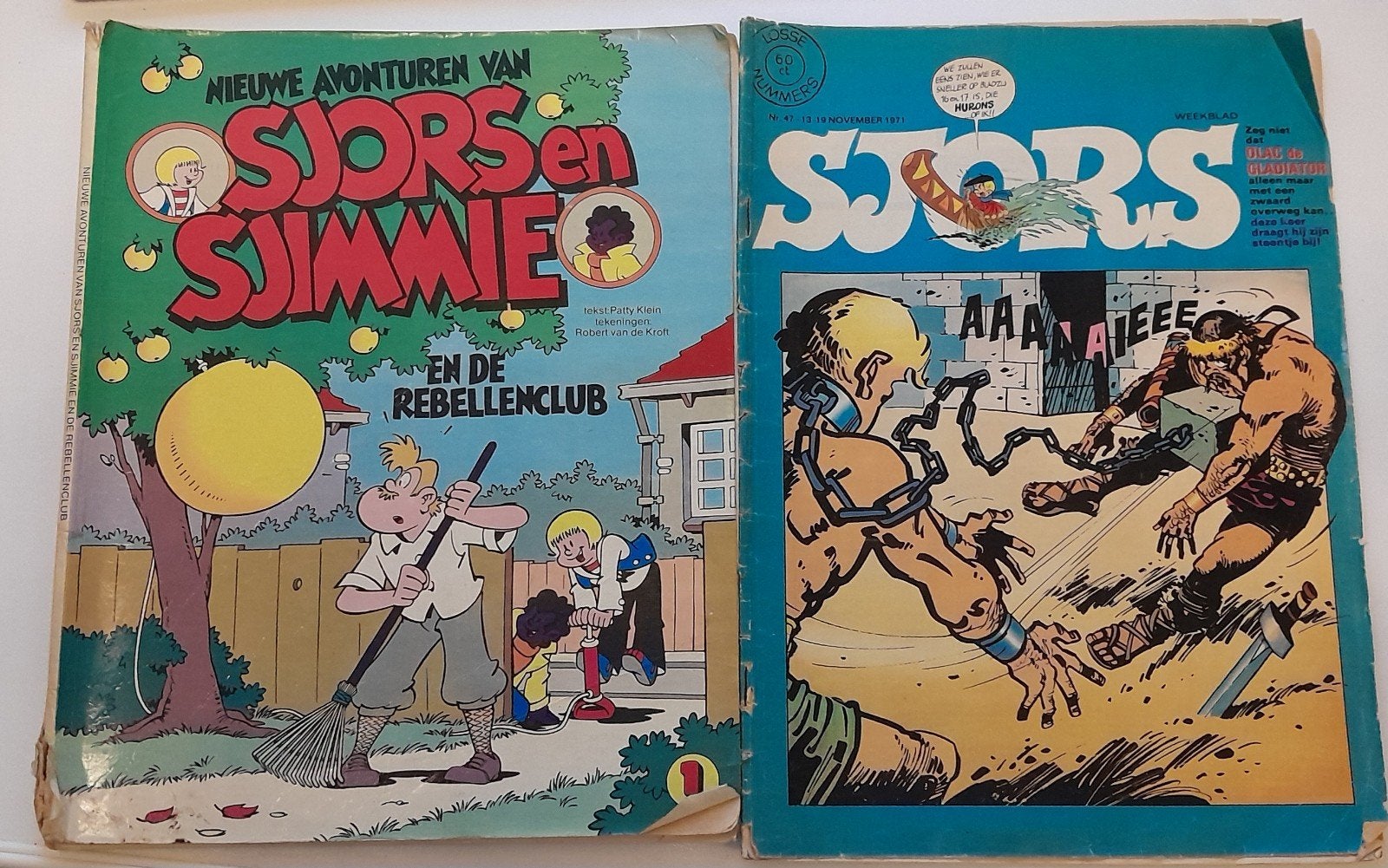 Sjors en Sjimmie stripboeken - Vintage collectie, Meerdere stripboeken, Ophalen of Verzenden, Gelezen, Diverse