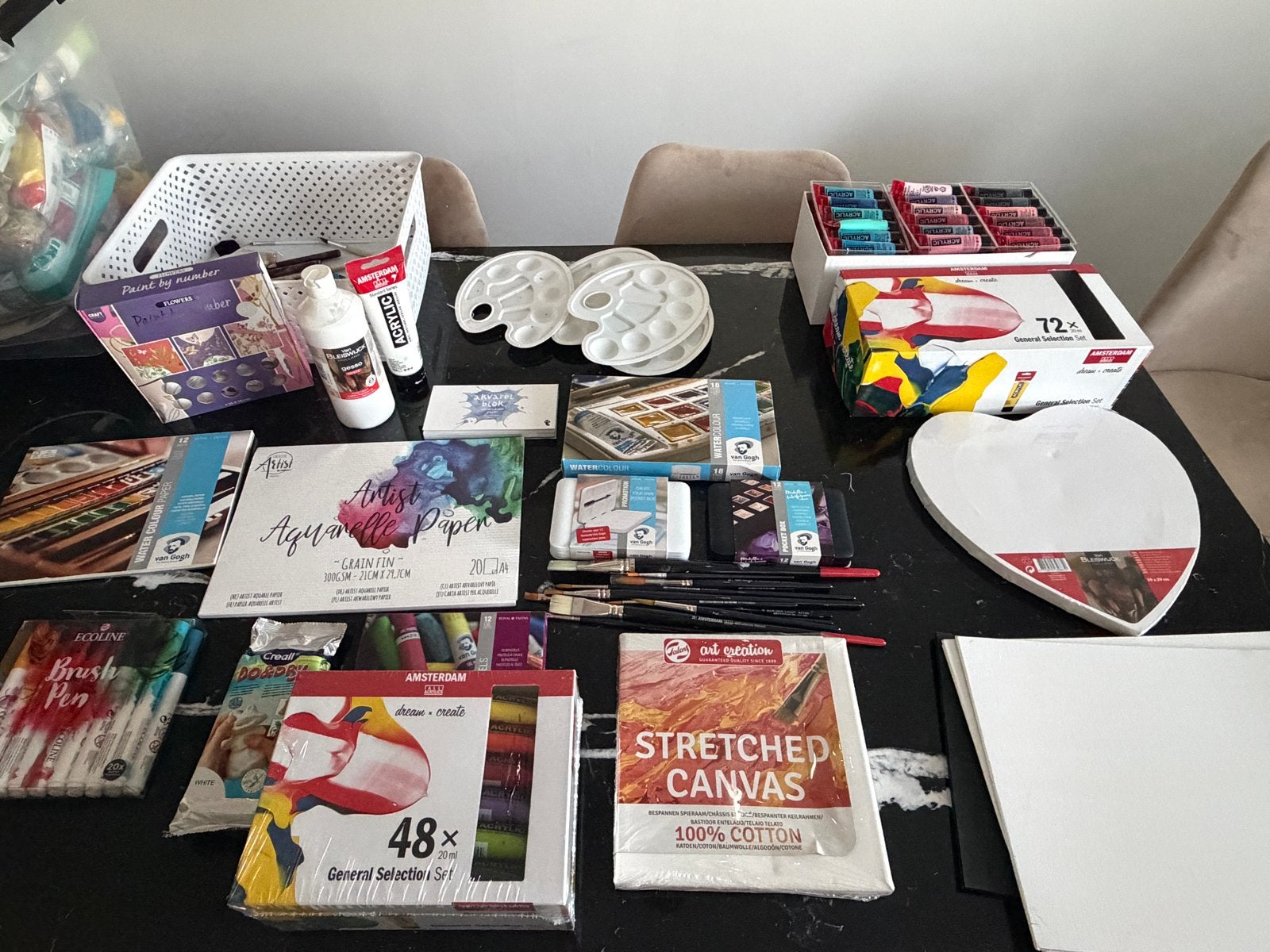 Diverse professionele schilderspullen, Hobby en Vrije tijd, Schilderen, Ophalen of Verzenden, Zo goed als nieuw, Overige typen