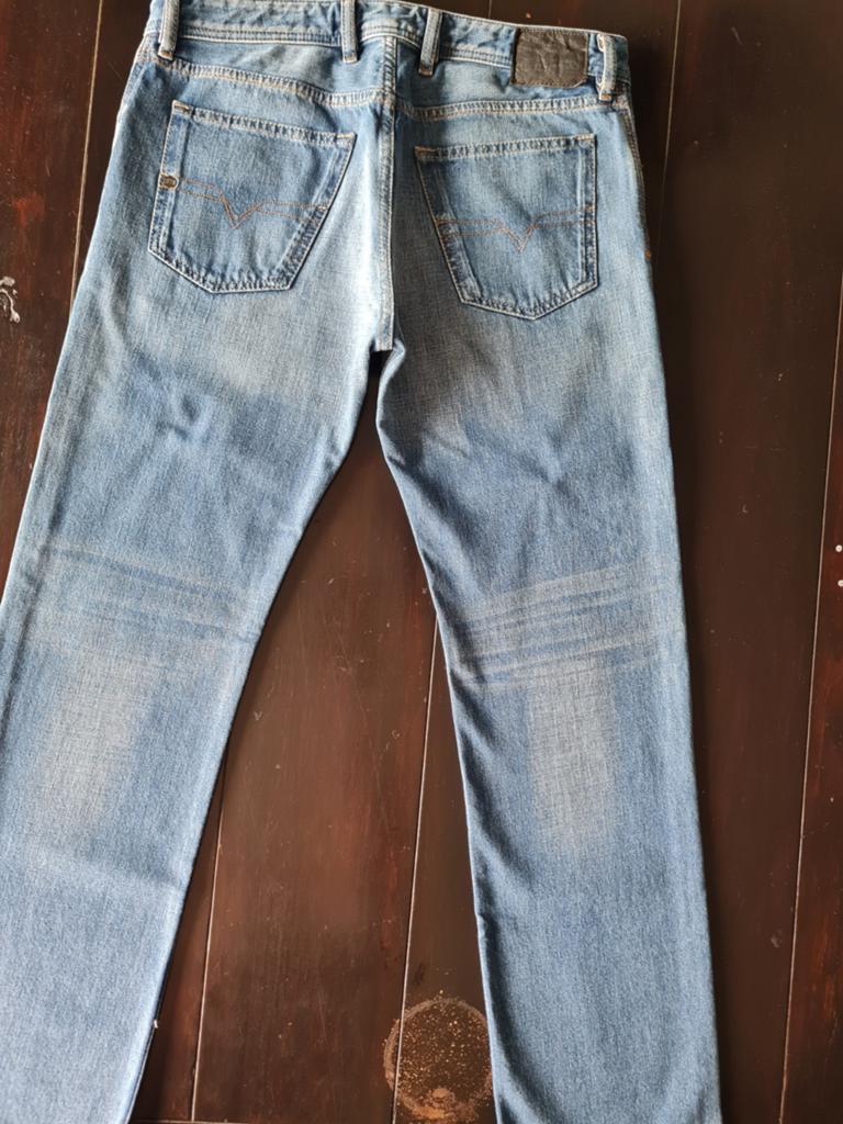 ZGAN CLASSIC DIESEL WAYKEE REGULAR STRAIGHT JEANS SIZE 32/32, Diesel, Blauw, W32 (confectie 46) of kleiner, Ophalen of Verzenden