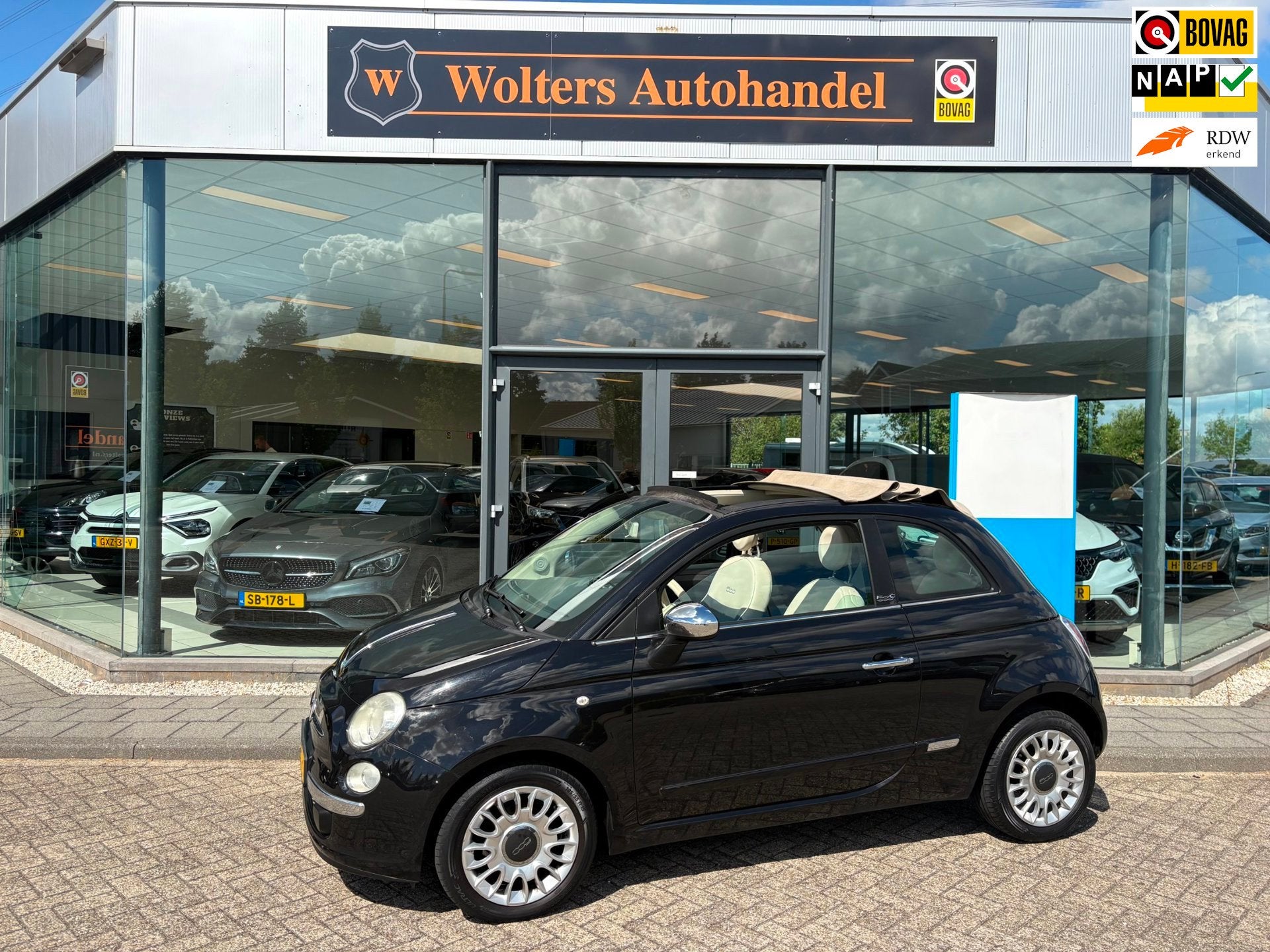 Fiat 500 C 1.2 Easy, Euro 5, Gebruikt, 4 cilinders, Cabriolet