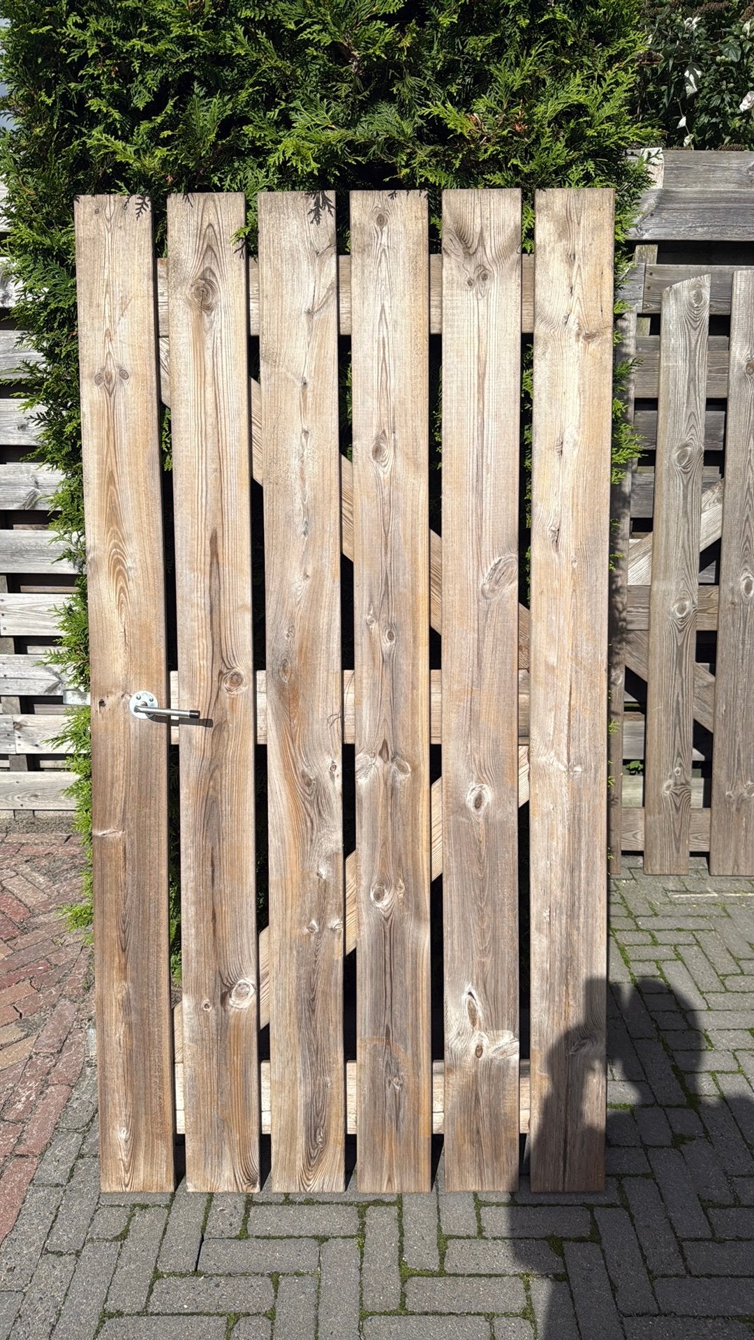 schuttingdeur 93cm x 180cm, Ophalen, Zo goed als nieuw, Hout, Minder dan 3 meter