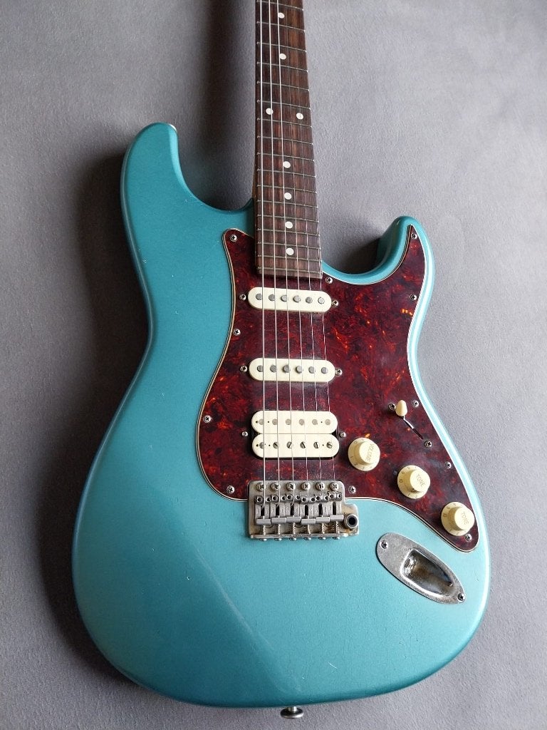 Haar Stratocaster Oceaan Turquoise (aged), Ophalen, Zo goed als nieuw, Solid body, Overige merken