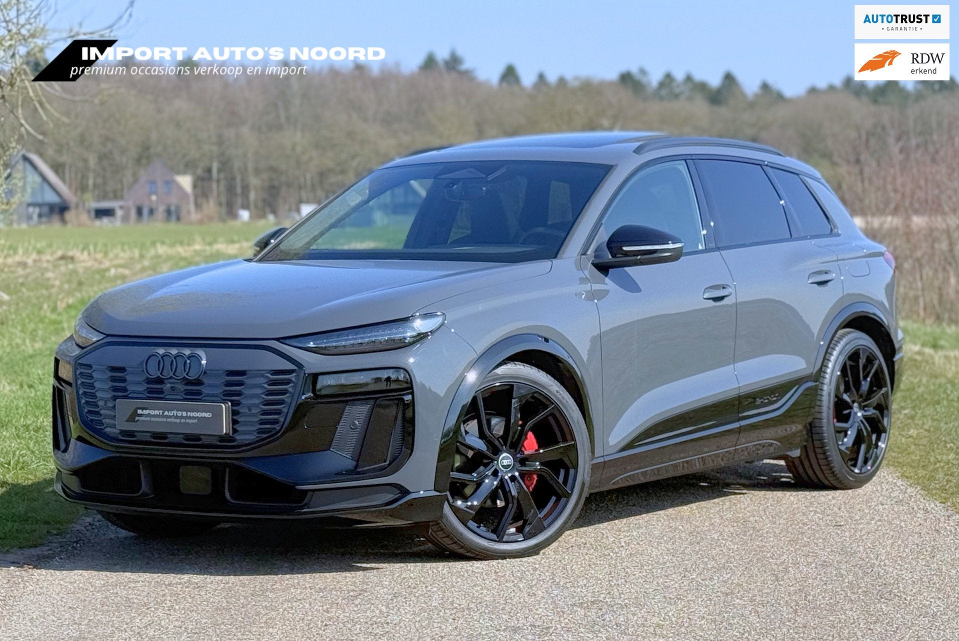 Audi Q6 e-tron S edition100 kWh SOH 97,5% Pano 22 inch B&O R, Auto's, Audi, Automaat, 100 kWh, Met garantie (alle), Parkeerassistent