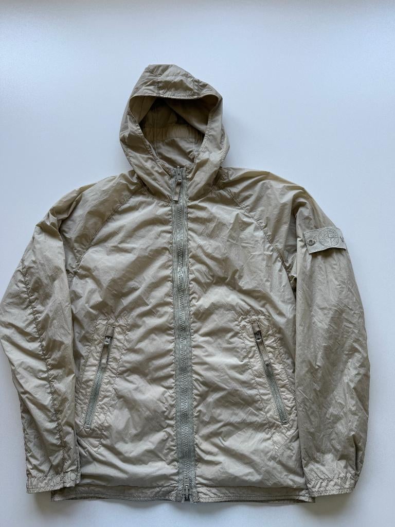 Stone Island Reversible ghost jas s, Kleding | Heren, Jassen | Zomer, Zo goed als nieuw, Maat 46 (S) of kleiner, Beige, Ophalen of Verzenden
