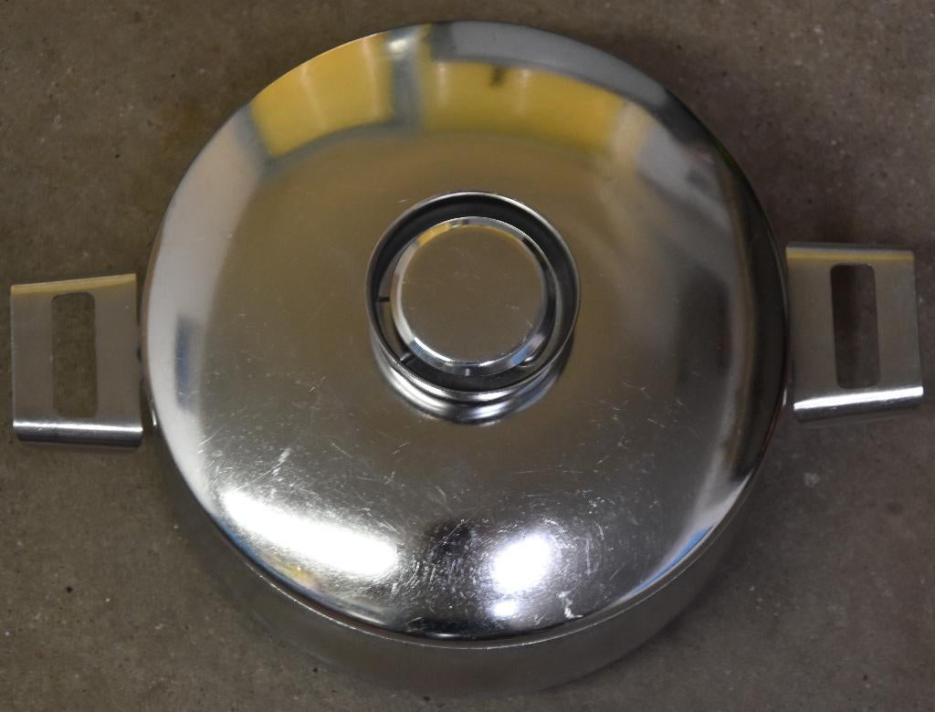 kookpan SILVINOX de meyere 18/10 edelstaal 3 liter pan ZGAN, Ophalen of Verzenden, Zo goed als nieuw, Rvs, Kookpan of Snelkookpan
