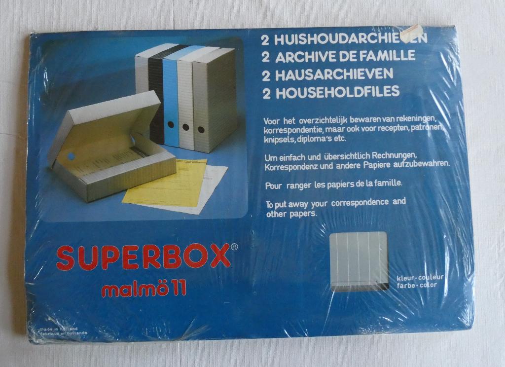 2 archiefdozen, Doe-het-zelf en Verbouw, Kratten en Dozen, Ophalen, Doos, Minder dan 50 cm, Minder dan 40 cm