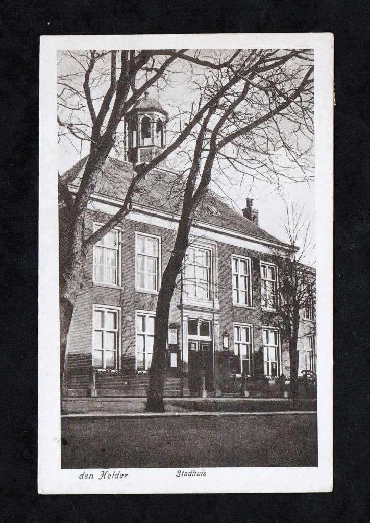 Den Helder Stadhuis 1922., Ophalen of Verzenden, 1920 tot 1940, Gelopen, Noord-Holland
