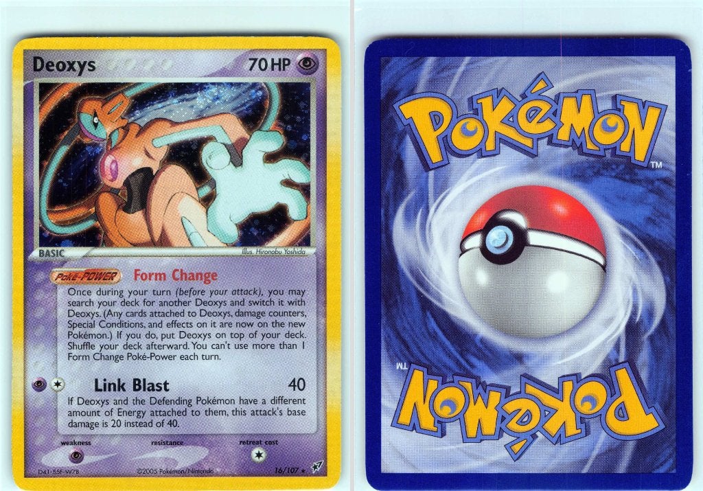 Pokémon kaart: Deoxys (DX 16), Ophalen of Verzenden, Zo goed als nieuw