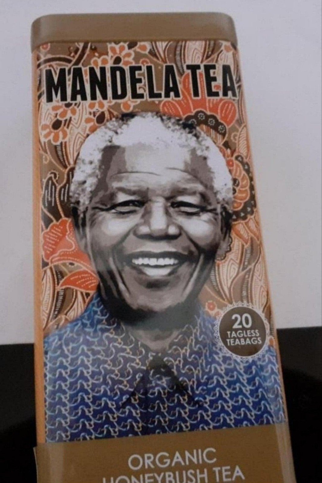 Mandela Tea blikje - Leeg, Ophalen of Verzenden, Gebruikt, Thee, Overige merken