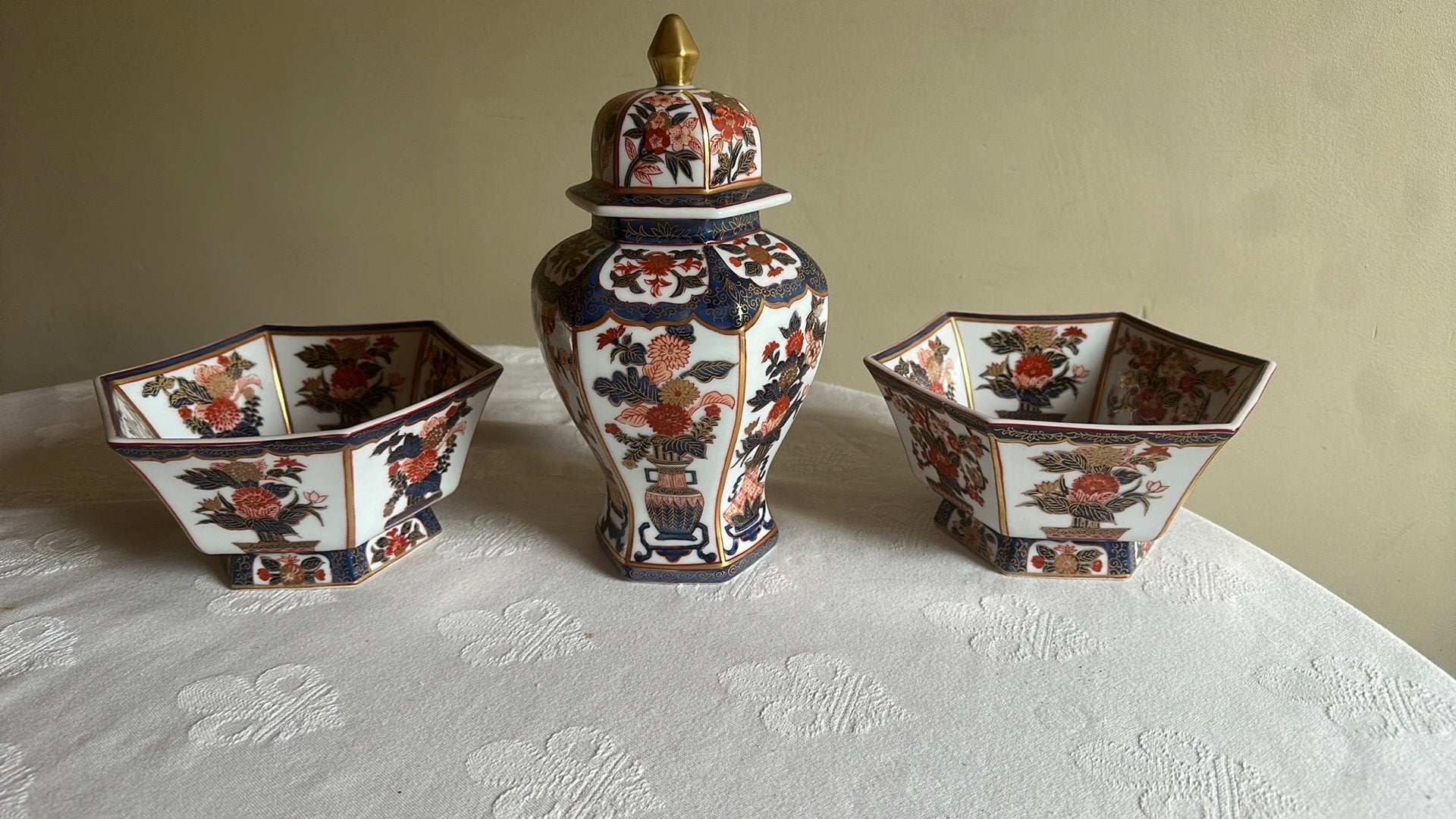 Vintage Japans Imari kaststel, Ophalen