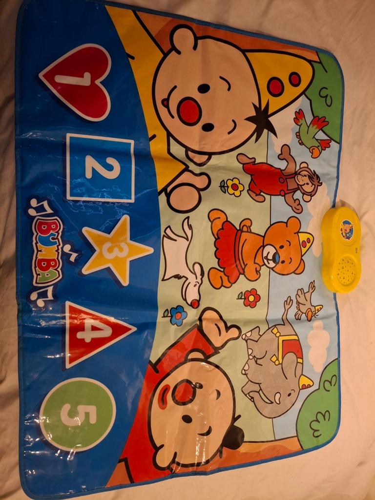 Bumba Speelkleed met geluid - Interactief en kleurrijk, Ophalen of Verzenden, Gebruikt, Speelkleed, Met geluid