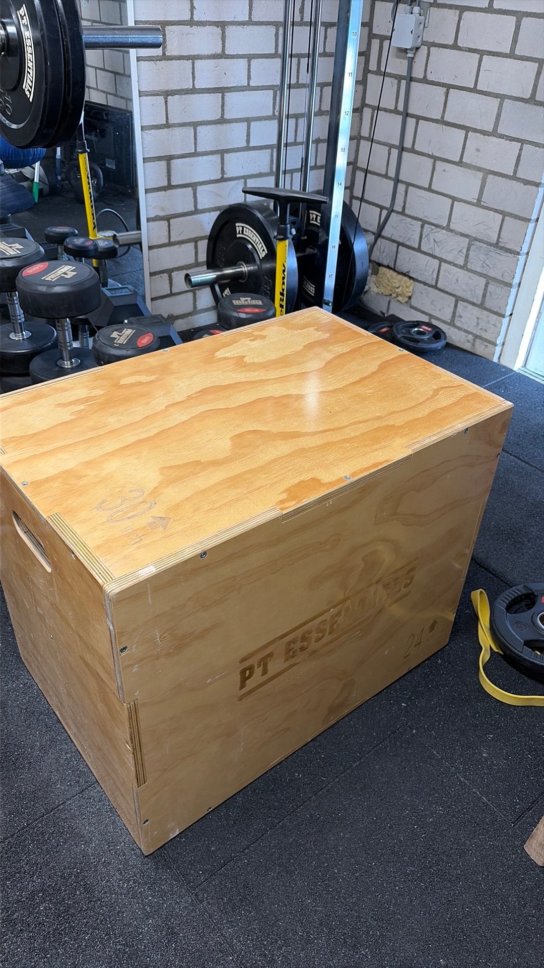 PTESSENTIALSPLYOPOWER CROSSFIT HOUTEN PLYOBOX, Ophalen, Zo goed als nieuw, Overige typen