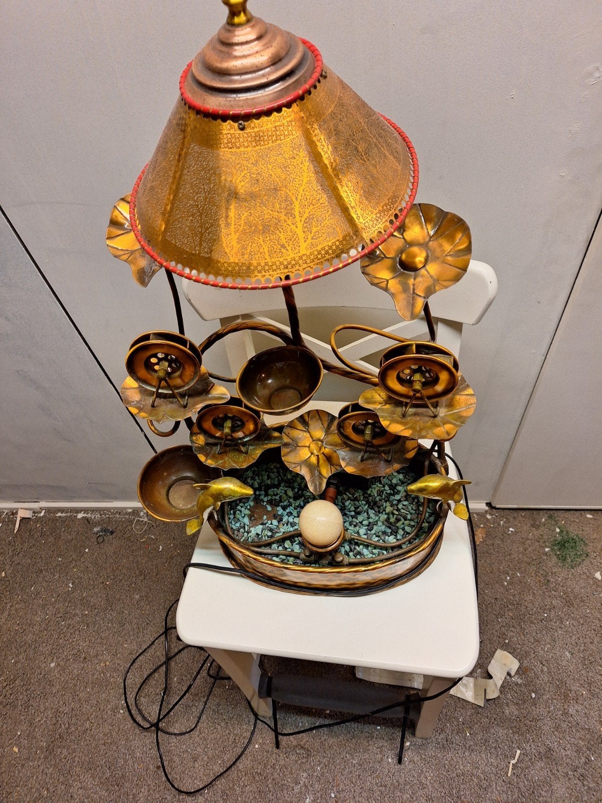 chinees waterornament, Ophalen