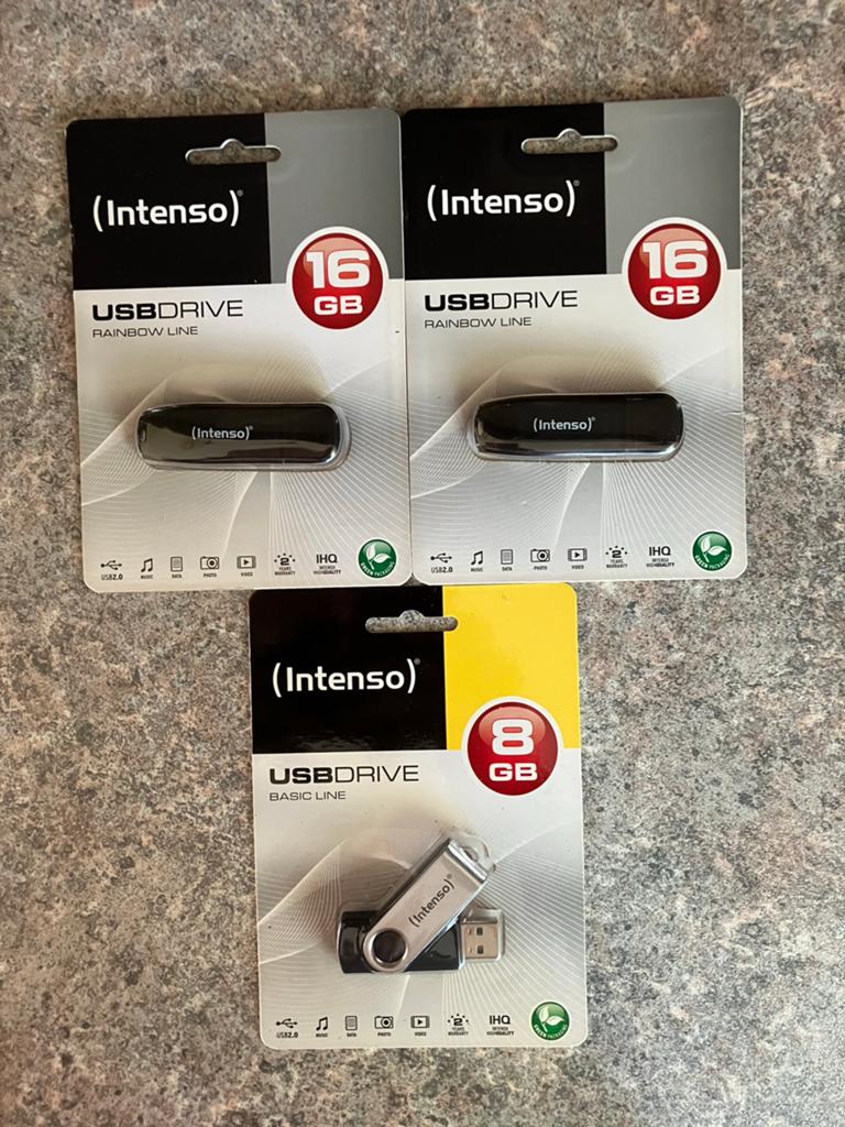 3 nieuwe usb sticks samen 10 euro, Ophalen of Verzenden, Nieuw, 2 TB of meer