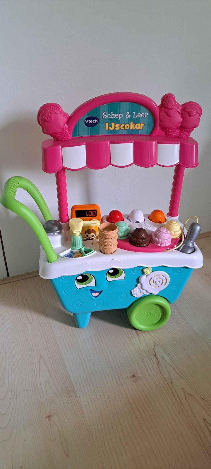 Ijscokar vtech, Kinderen en Baby's, Ophalen, Zo goed als nieuw, 6 maanden tot 2 jaar