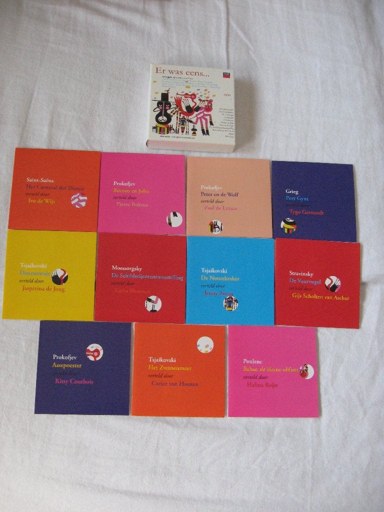 Er was eens..- 11 CD box muzikale sprookjes verteld door...., Boeken, Ophalen of Verzenden, Diverse auteurs, Cd