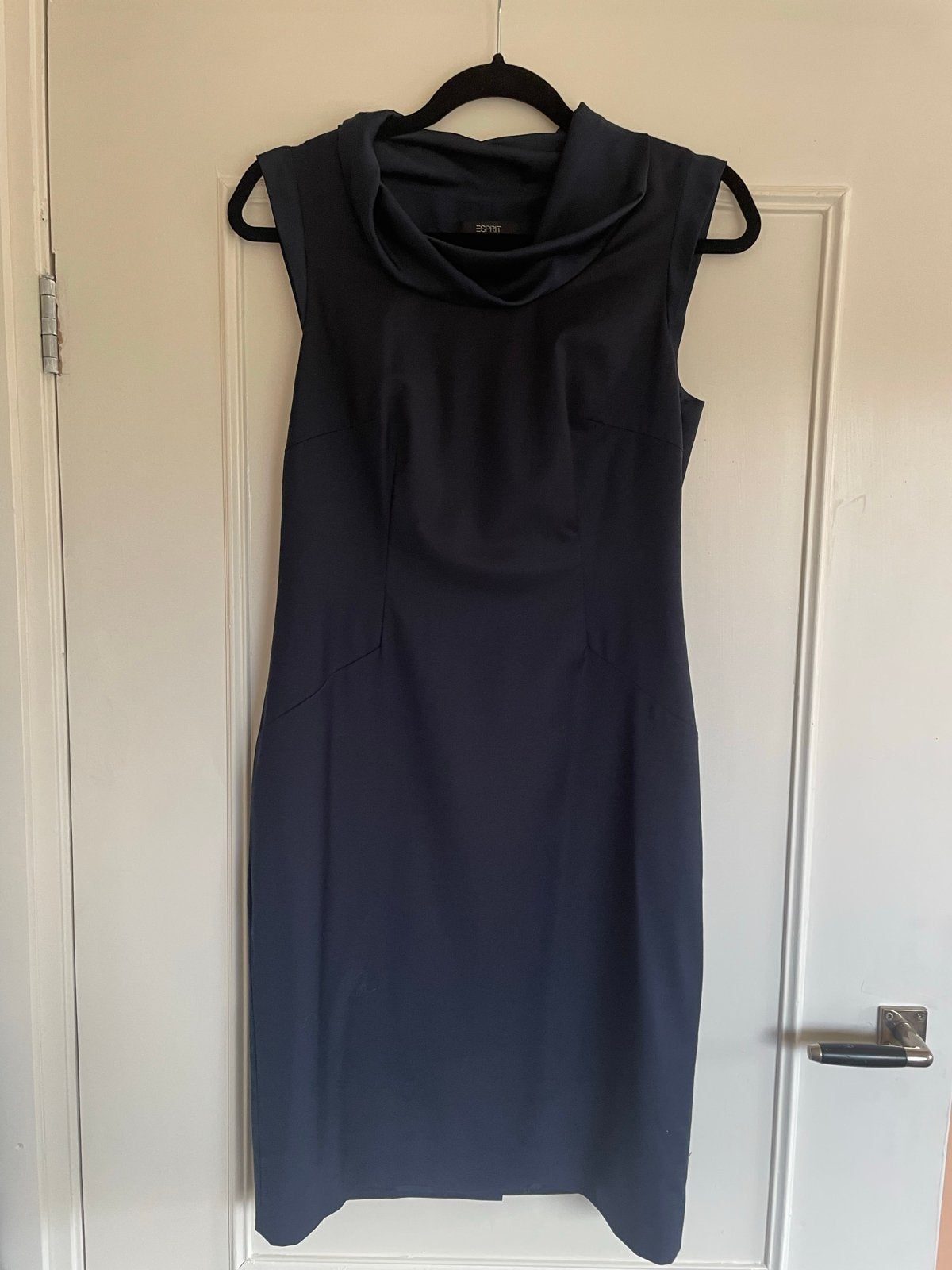 Esprit Collection Jurk - Donkerblauw, Maat 36 (S), Kleding | Dames, Blauw, Ophalen of Verzenden, Zo goed als nieuw, Maat 36 (S)