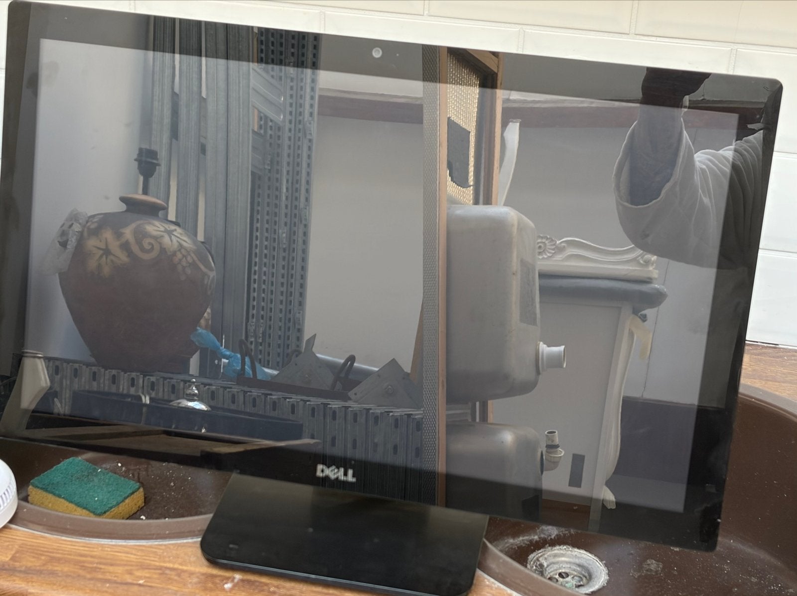 Dell S2340T Touchscreen Monitor - 23 inch, Computers en Software, Monitoren, Ophalen, Gebruikt, IPS, Touchscreen
