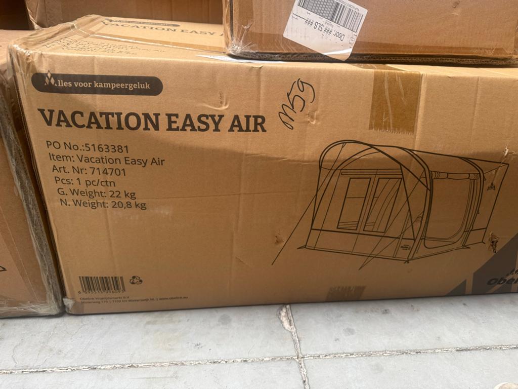 Obelink Vacation Easy Air Opblaasbare Voortent - Nieuw, O, O, O, Nieuw