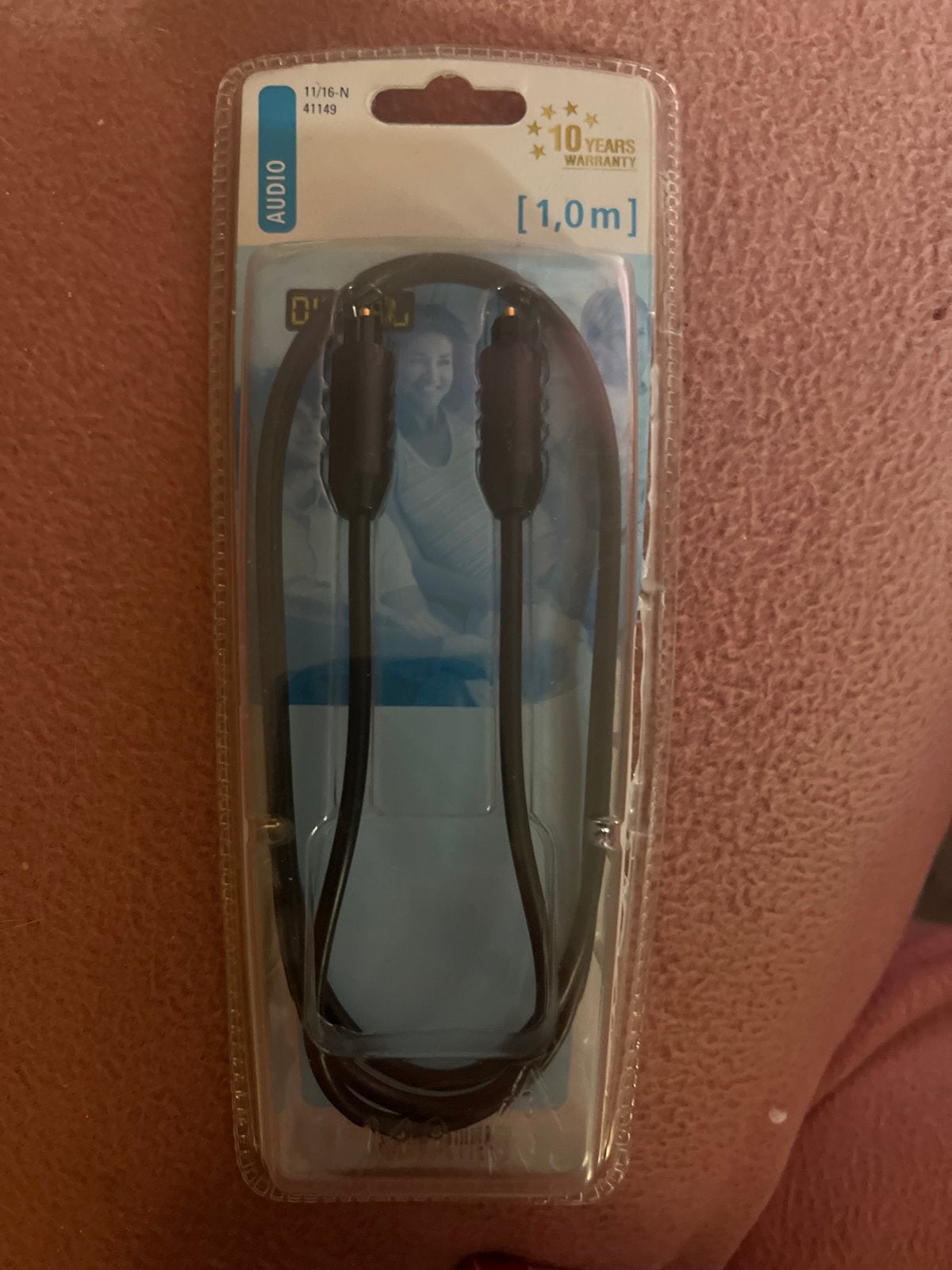 Vivanco Optische Kabel 1,0m - Nieuw in verpakking, Ophalen, Nieuw, Minder dan 2 meter, Optische kabel