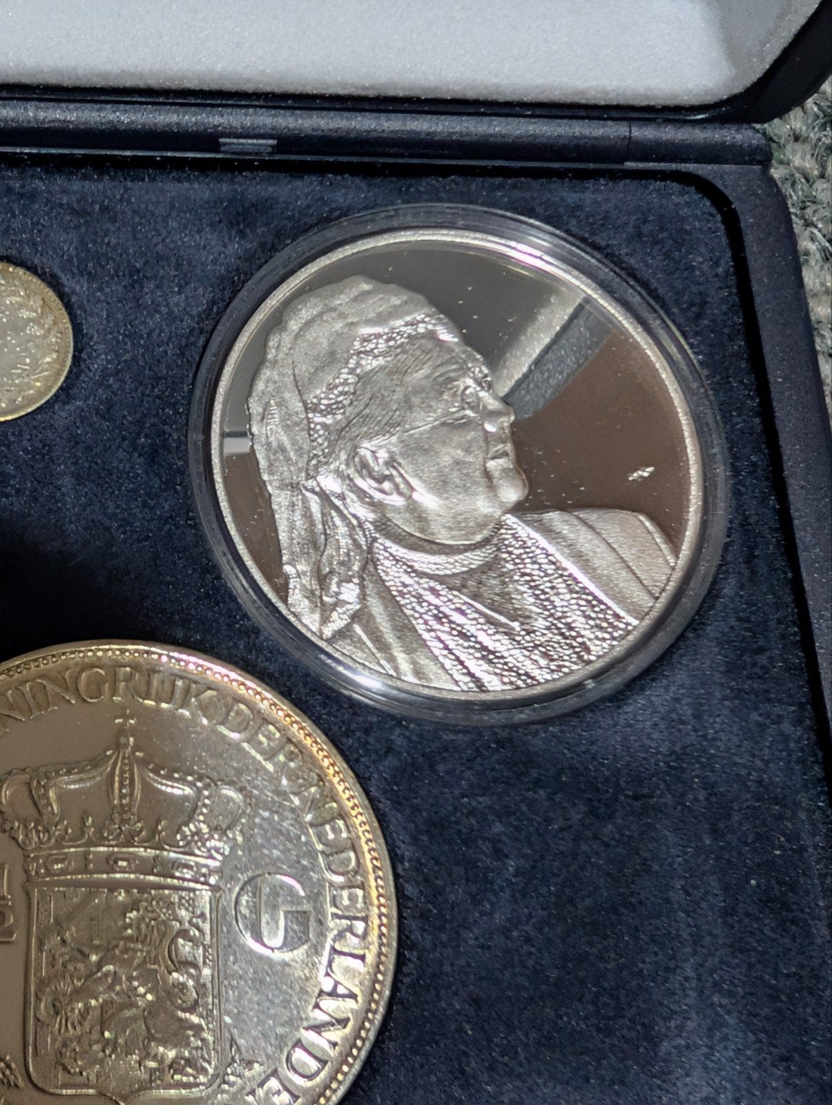 Koningin Emma zilveren muntenset (3 munten), Ophalen of Verzenden, Koningin Wilhelmina, Setje, Zilver