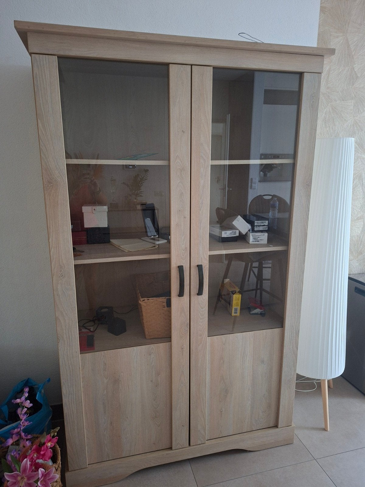 kast, Huis en Inrichting, Kasten | Vitrinekasten, Ophalen, Gebruikt, 25 tot 50 cm