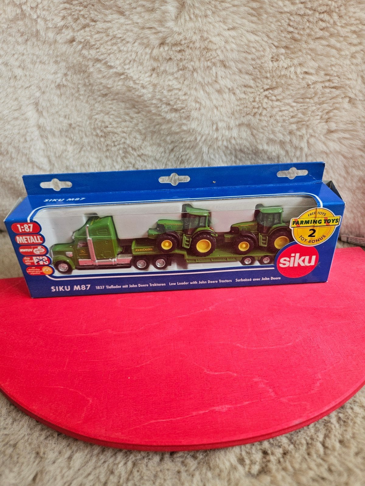 Siku M87 John Deere Transport Set 1:87, Ophalen of Verzenden, Nieuw