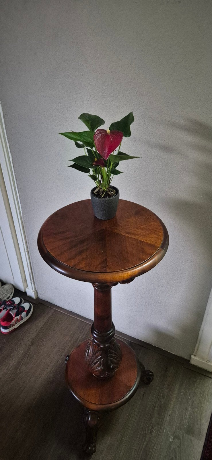 Prachtige klassieke houten plantentafel mahonie hout,, Ophalen