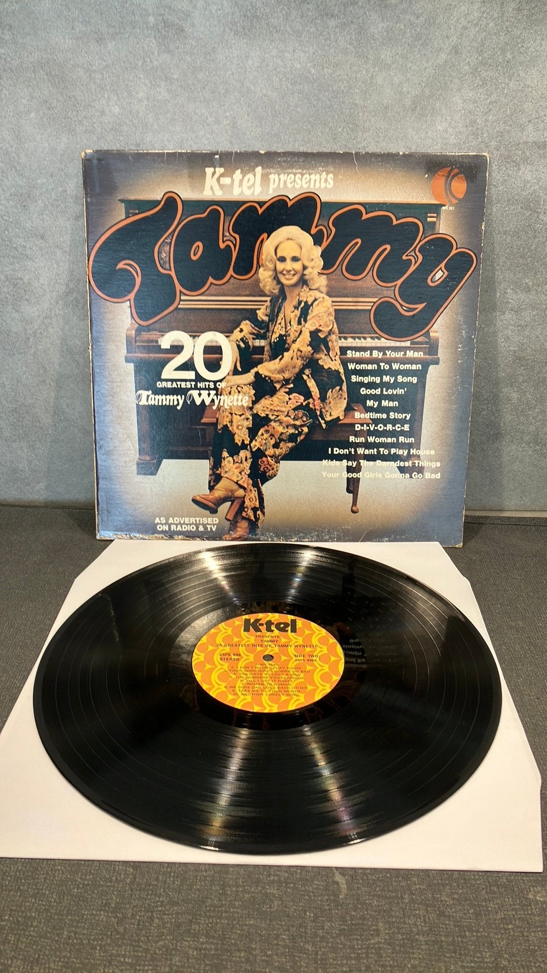 Tammy Wynette   — 20 Greatest Hits, LP, Gebruikt, Ophalen of Verzenden, Country