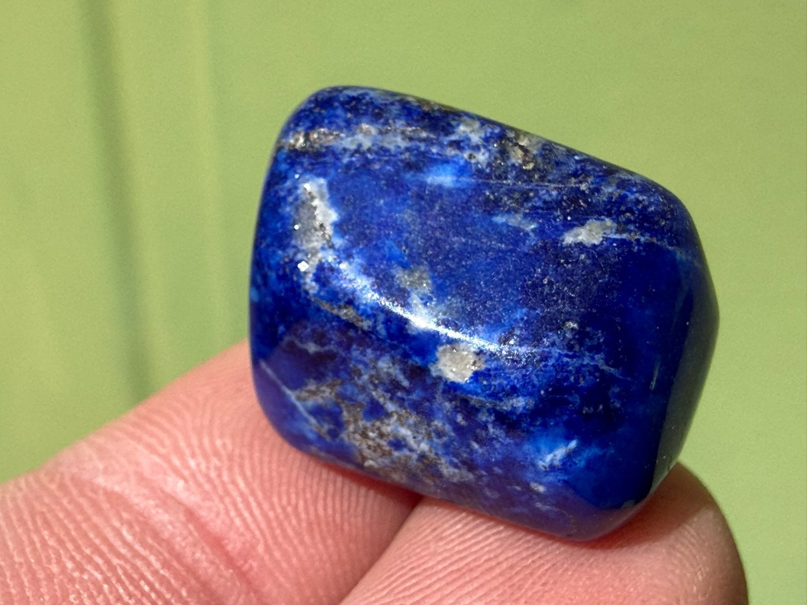 Lapis Lazuli broekzaksteen trommelsteen mineralen, Verzamelen, Mineralen en Fossielen, Ophalen of Verzenden, Mineraal
