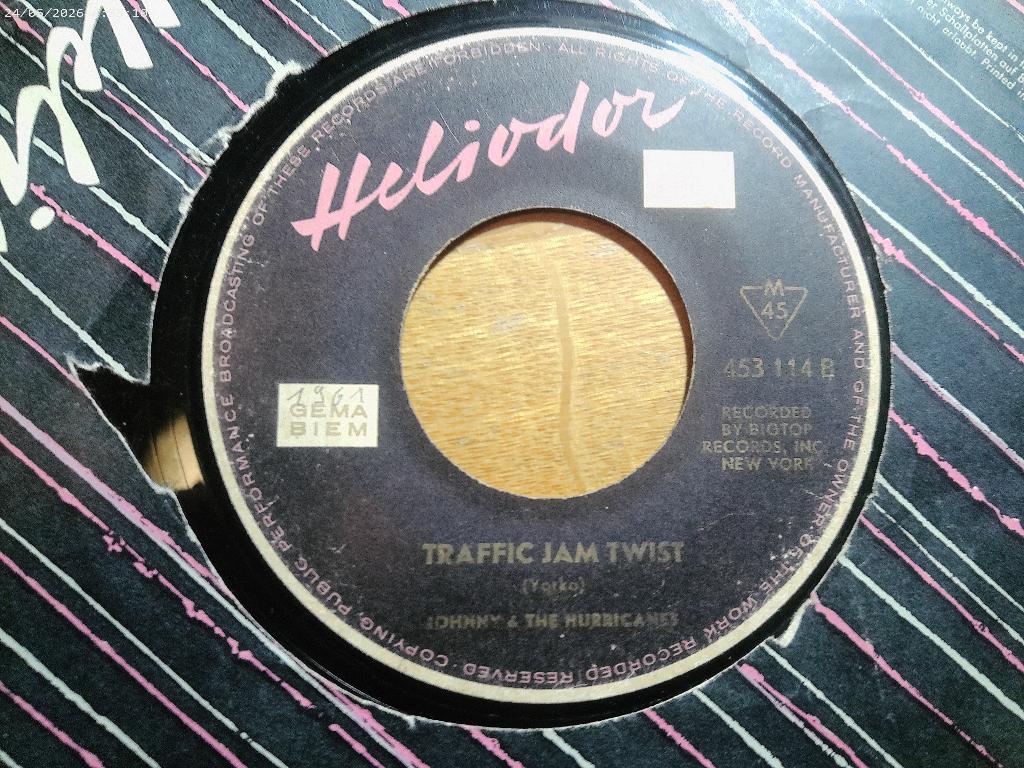 Johnny & The Hurricanes - Farewell Twist / Traffic Jam Twist, Gebruikt, Originele persing, 7 inch, Single