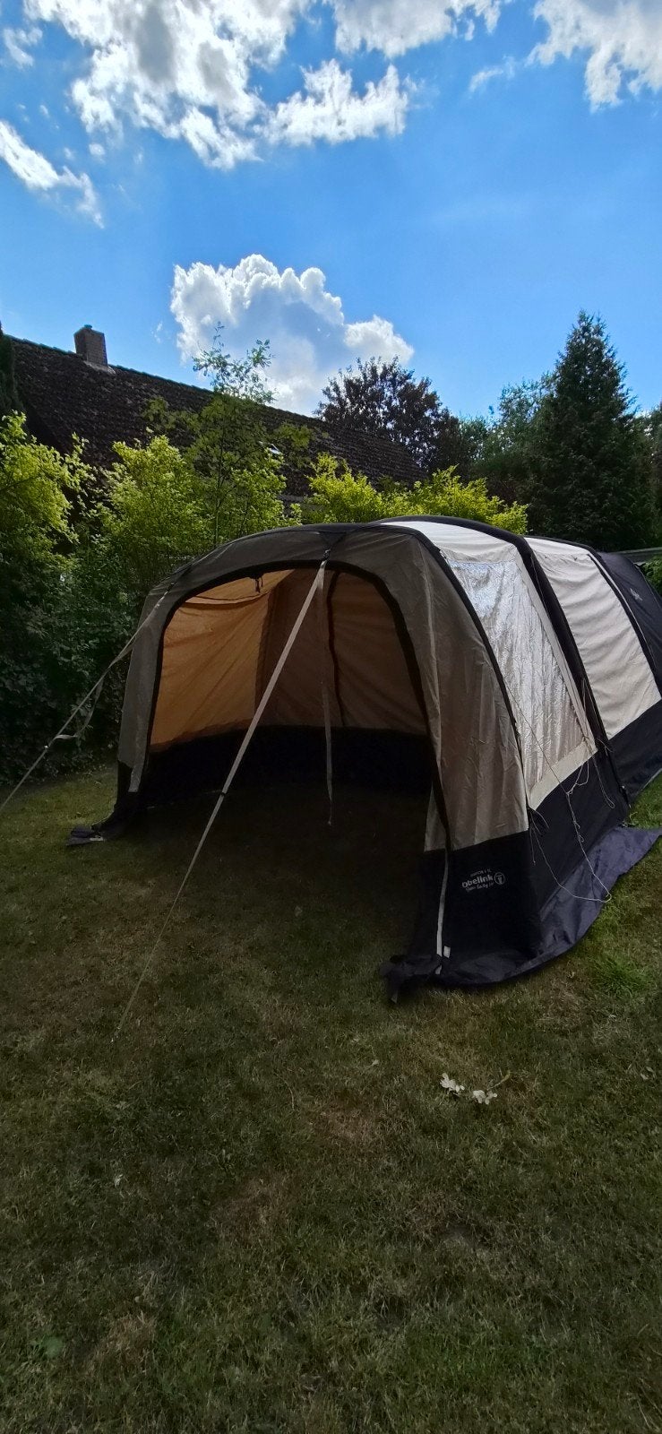 Obelink Hudson 4 TC Easy Air tunneltent, Ophalen, Gebruikt, Tot en met 4