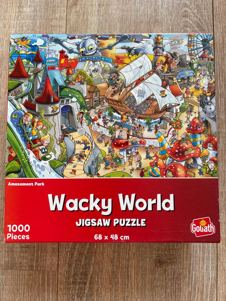 Goliath Wacky World Jigsaw Puzzle 1000 stukjes, Ophalen, 500 t/m 1500 stukjes, Zo goed als nieuw, Legpuzzel