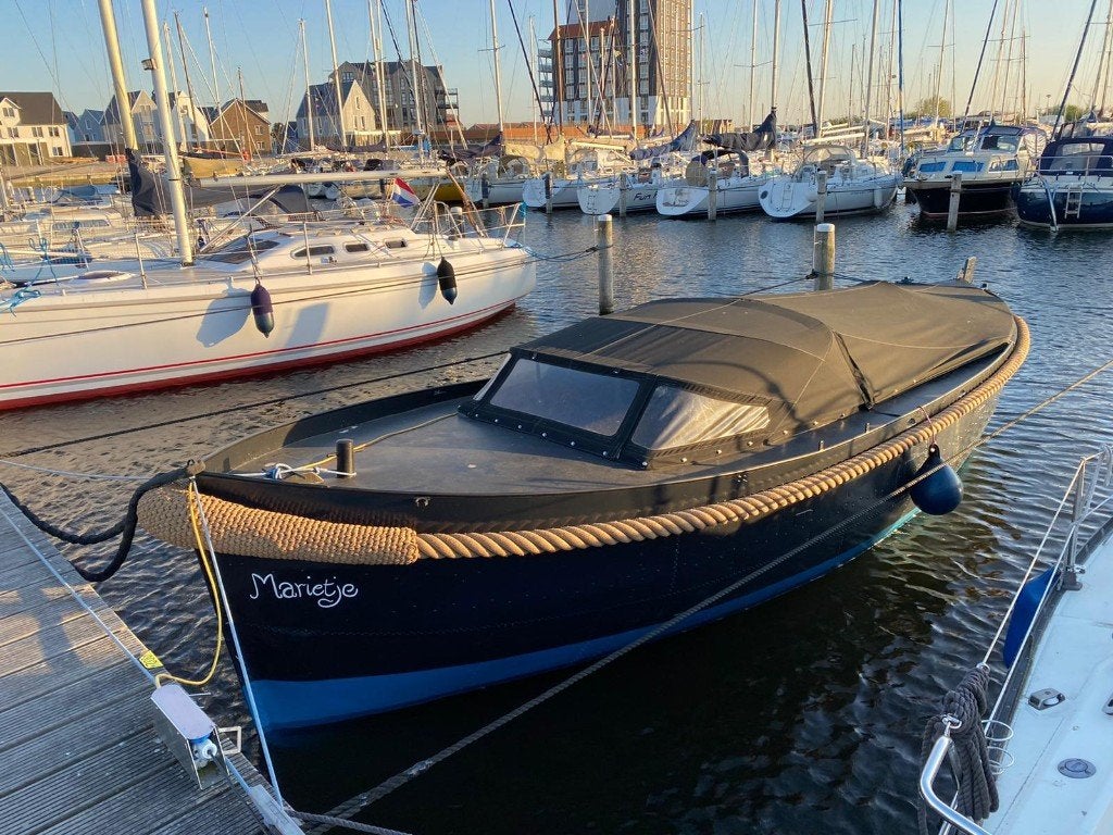 Sloep - elektrisch - te koop, Watersport en Boten, Sloepen, 9 m, Gebruikt, Binnenboordmotor, Elektrisch