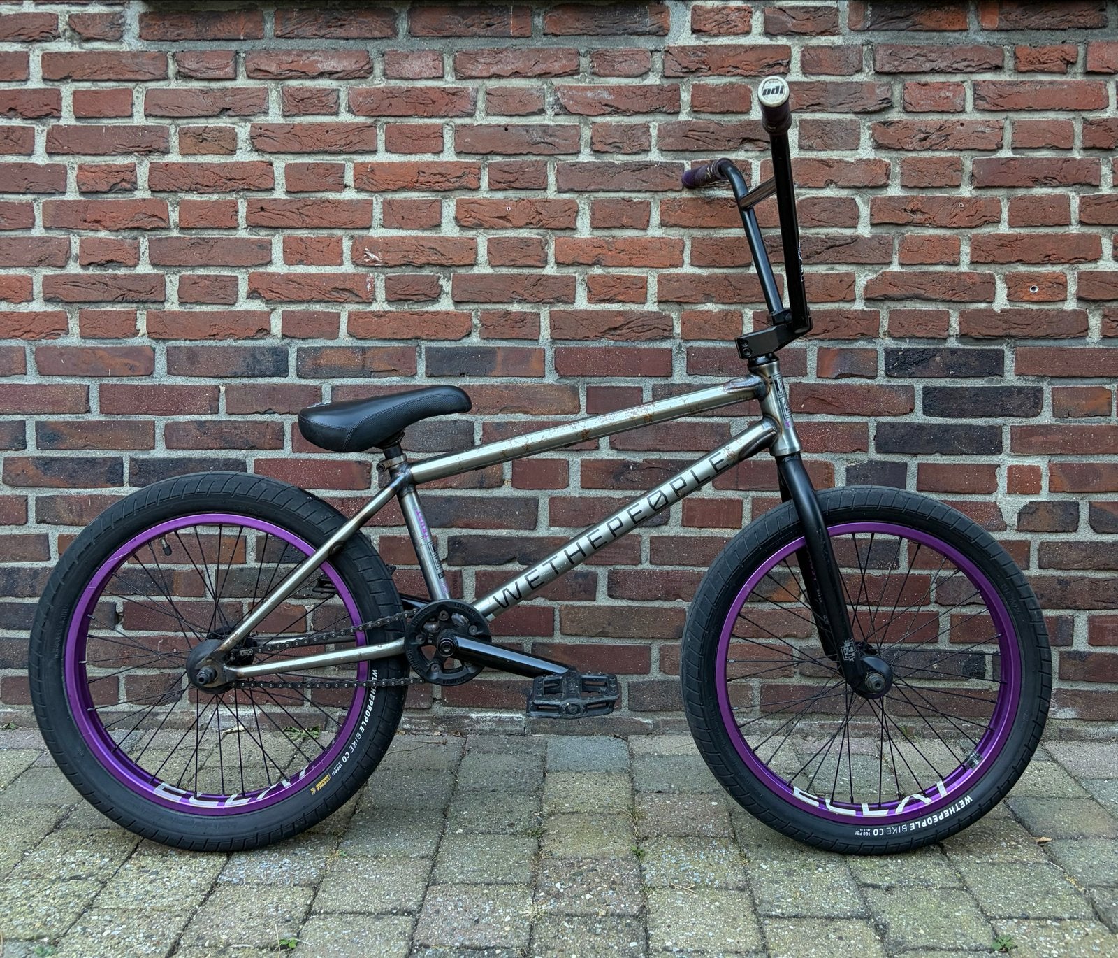 WeThePeople  BMX - 21" TT - Matte Raw, Ophalen, Gebruikt, Velgrem, Stuur 360° draaibaar