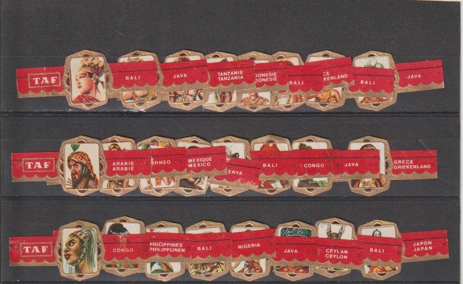 reeks 686  bali     1-24  sigarenbanden, Verzamelen, Ophalen of Verzenden, Zo goed als nieuw, Sigarenbandjes