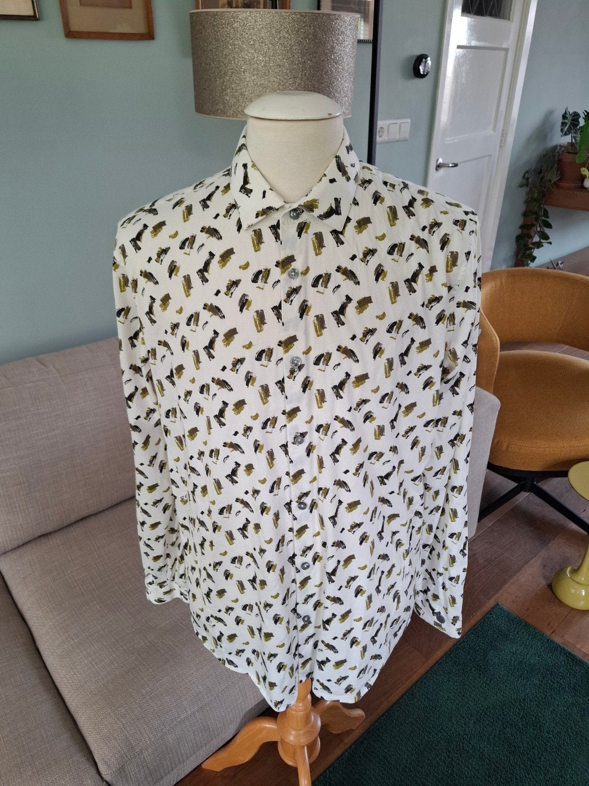 cast Iron overhemd maat xxl, Kleding | Heren, Overhemden, Ophalen of Verzenden, Zo goed als nieuw, Cast Iron, Overige halswijdtes