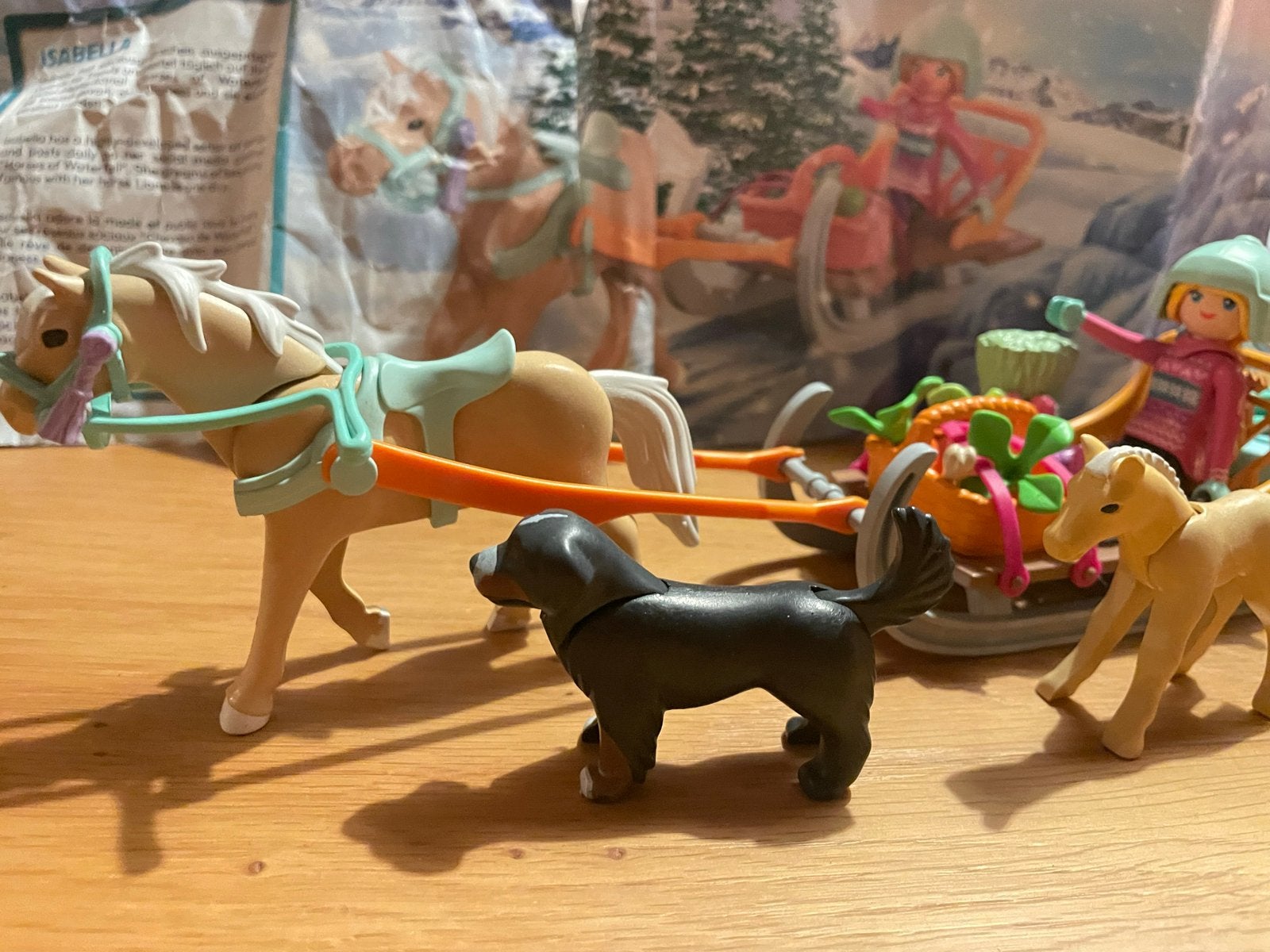 Playmobil Winter Wonderland Sleetocht, Kinderen en Baby's, Gebruikt, Losse onderdelen, Ophalen of Verzenden, Figuren